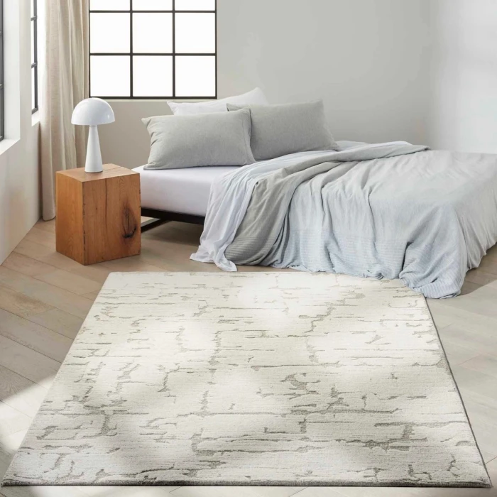 Calvin Klein CK009 Sculptural Ivory SCL01 8 ft. X 10 ft. Rect. Rug