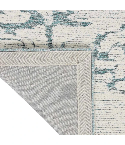 Calvin Klein CK009 Sculptural Teal SCL01 8 ft. X 10 ft. Rect. Rug