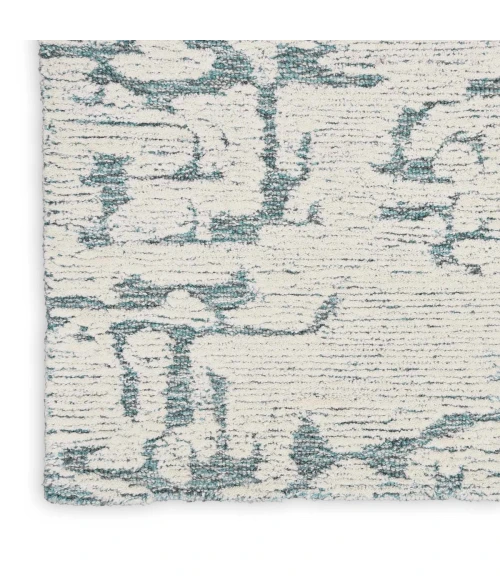 Calvin Klein CK009 Sculptural Teal SCL01 8 ft. X 10 ft. Rect. Rug