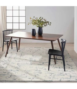 Calvin Klein CK009 Sculptural SCL01 Teal 7 ft. 9 in. X 9 ft. 9 in. Area Rug