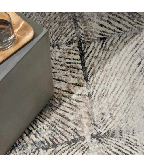 Calvin Klein CK022 Infinity Ivory Grey IFN03 6 ft. X 9 ft. Rect. Rug