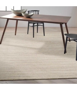 Calvin Klein CK040 Abrash ABA01 Ivory Grey 5 ft. 3 in. X 7 ft. 3 in. Area Rug