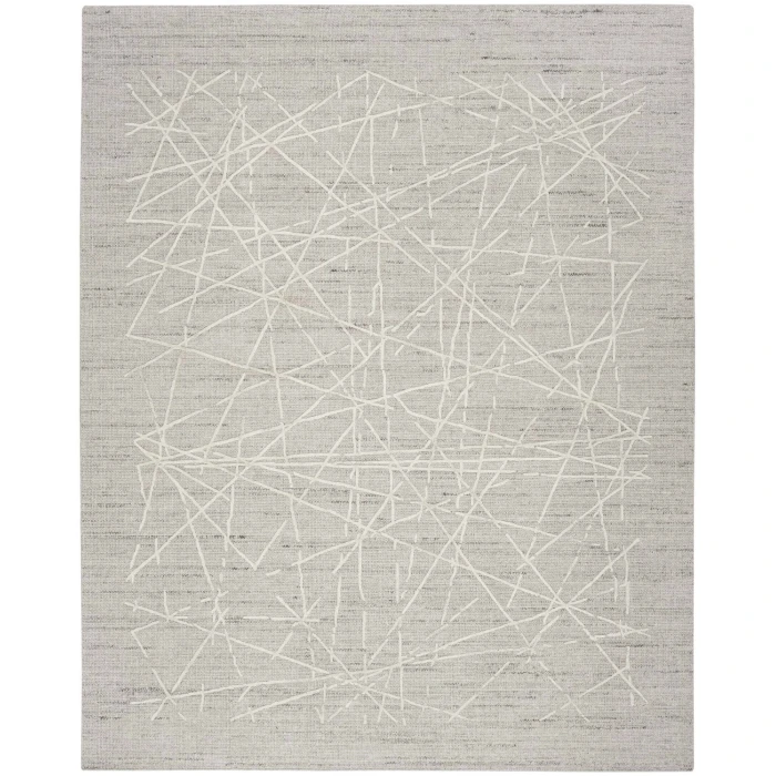 Calvin Klein CK044 Wander Grey WND01 9 ft. X 12 ft. Rect. Rug