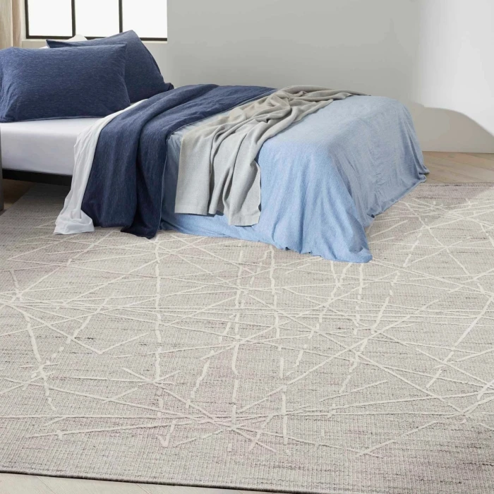 Calvin Klein CK044 Wander Grey WND01 9 ft. X 12 ft. Rect. Rug