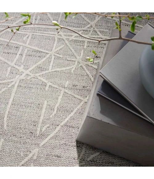 Calvin Klein CK044 Wander Grey WND01 10 ft. X 14 ft. Rect. Rug