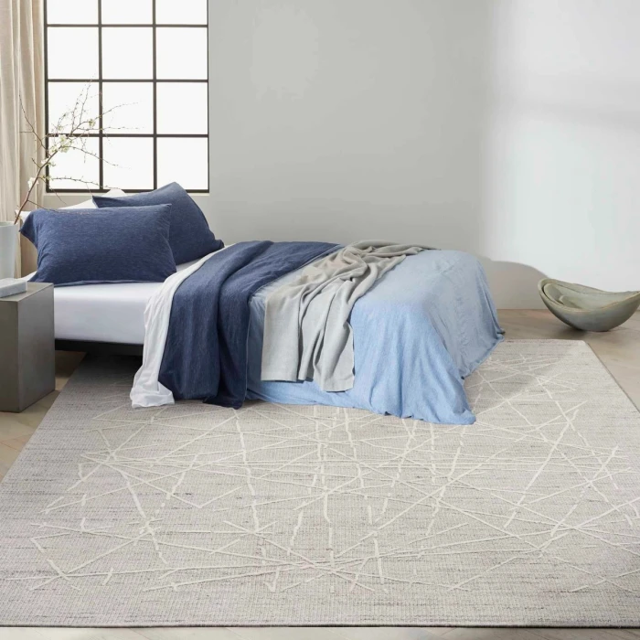 Calvin Klein CK044 Wander Grey WND01 9 ft. X 12 ft. Rect. Rug