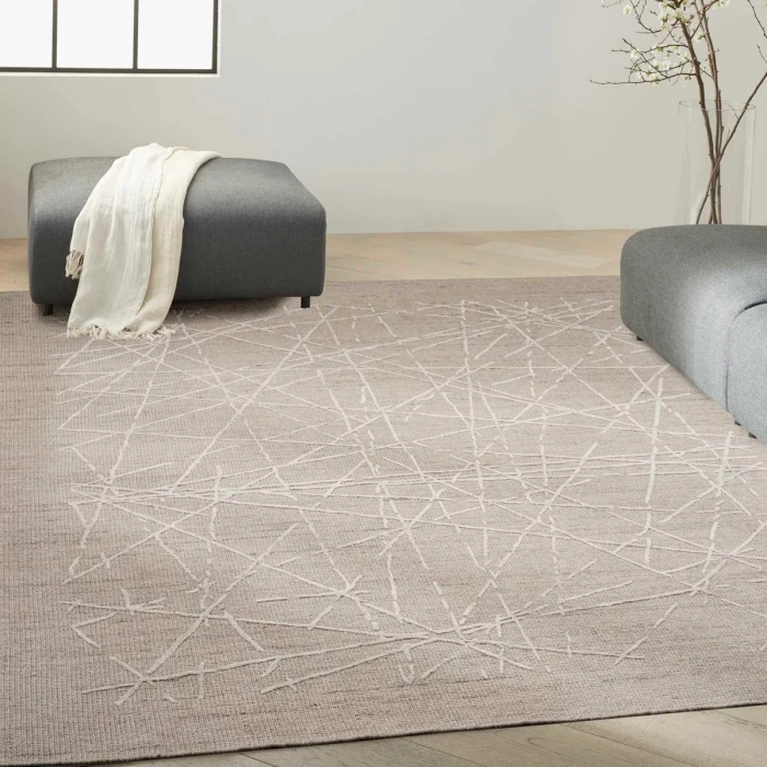 Calvin Klein CK044 Wander Taupe WND01 9 ft. X 12 ft. Rect. Rug