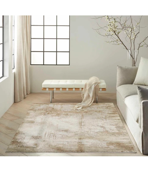 Calvin Klein CK078 Summit Mocha Ivory SUM02 10 ft. Rect. Rug