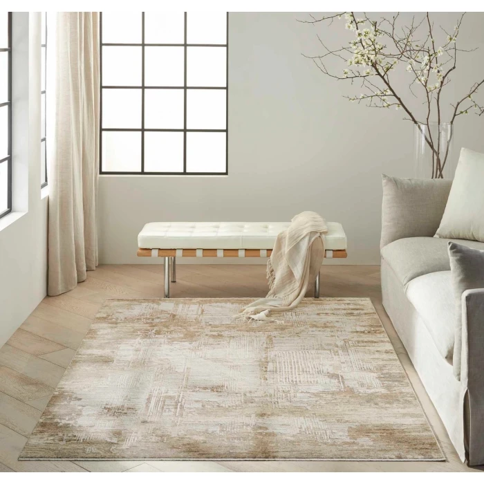 Calvin Klein CK078 Summit Mocha Ivory SUM02 10 ft. Rect. Rug
