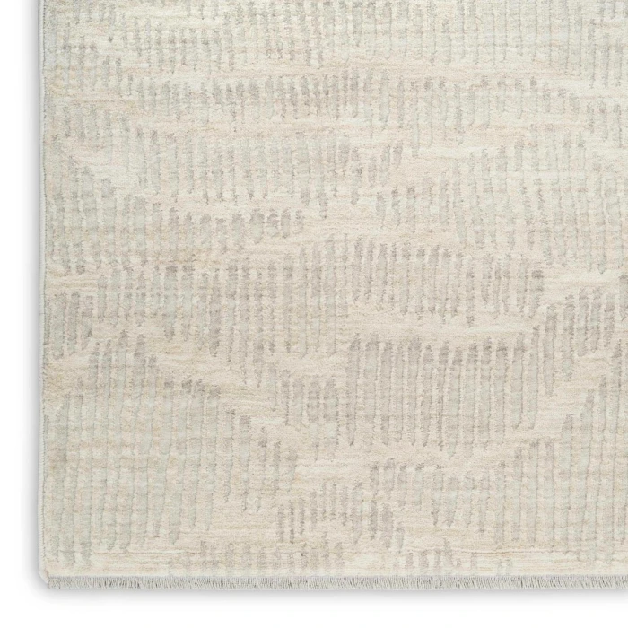 Calvin Klein CK079 Notes Ivory Silver NOT01 4 ft. X 6 ft. Rect. Rug