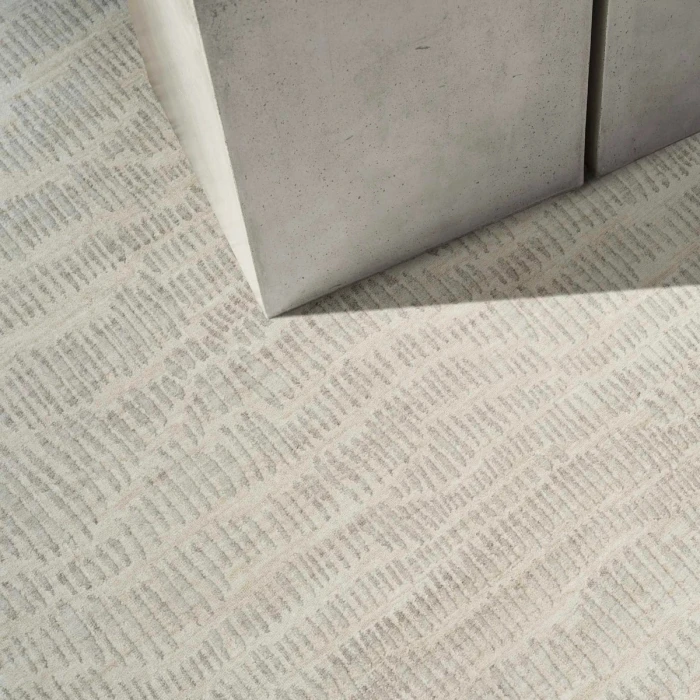 Calvin Klein CK079 Notes Ivory Silver NOT01 4 ft. X 6 ft. Rect. Rug