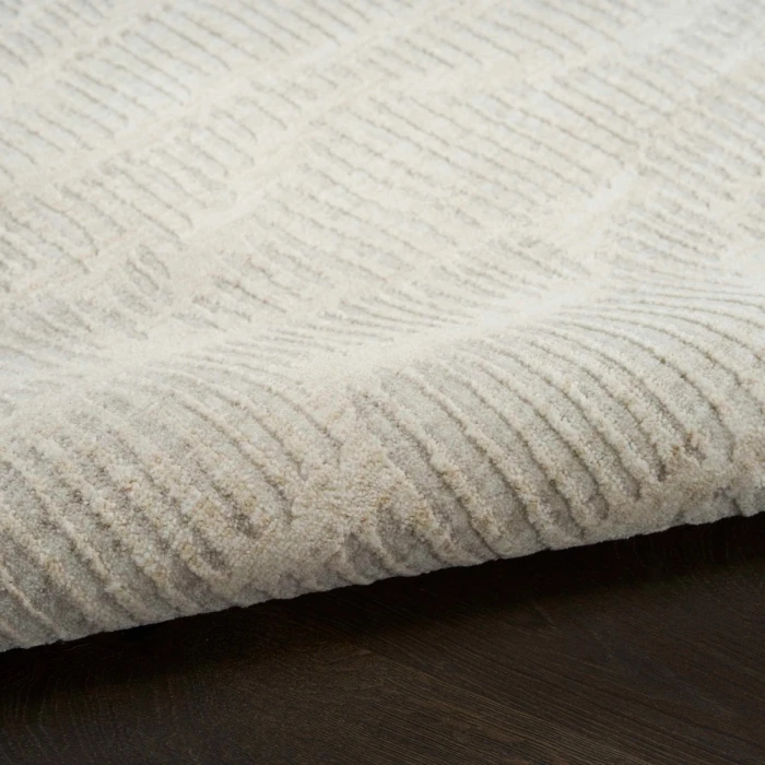 Calvin Klein CK079 Notes Ivory Silver NOT01 4 ft. X 6 ft. Rect. Rug
