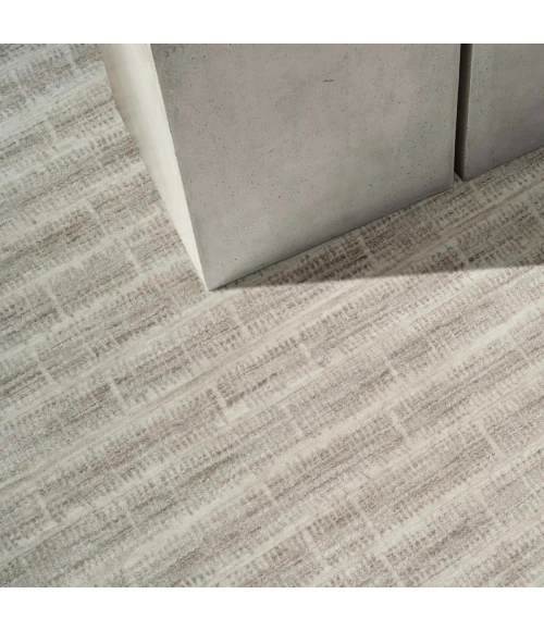 Calvin Klein CK079 Notes Ivory Grey NOT04 8 ft. X 10 ft. Rect. Rug
