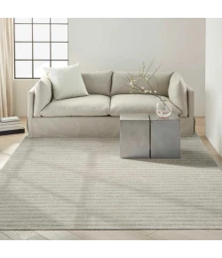 Calvin Klein CK079 Notes NOT04 Ivory Grey 7 ft. 10 in. X 9 ft. 10 in. Area Rug