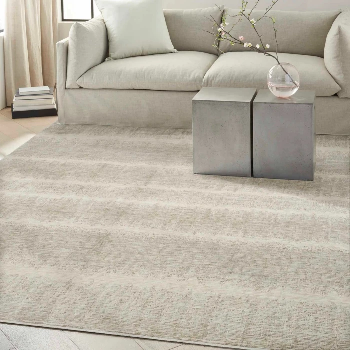 Calvin Klein CK079 Notes Ivory Grey NOT06 4 ft. X 6 ft. Rect. Rug