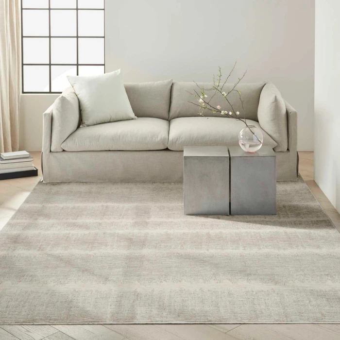 Calvin Klein CK079 Notes Ivory Grey NOT06 4 ft. X 6 ft. Rect. Rug