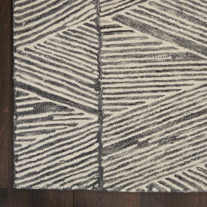 Nourison Colorado Grey White CLR01 4 ft. X 6 ft. Rect. Rug