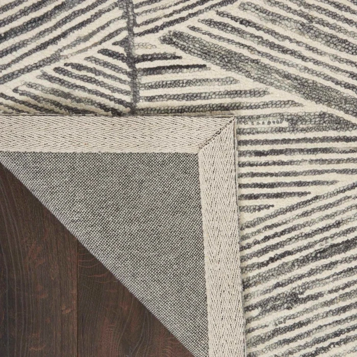 Nourison Colorado Grey White CLR01 4 ft. X 6 ft. Rect. Rug