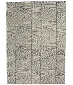 Nourison Home Colorado CLR01 Grey White 3 ft. 9 in. X 5 ft. 9 in. Area Rug