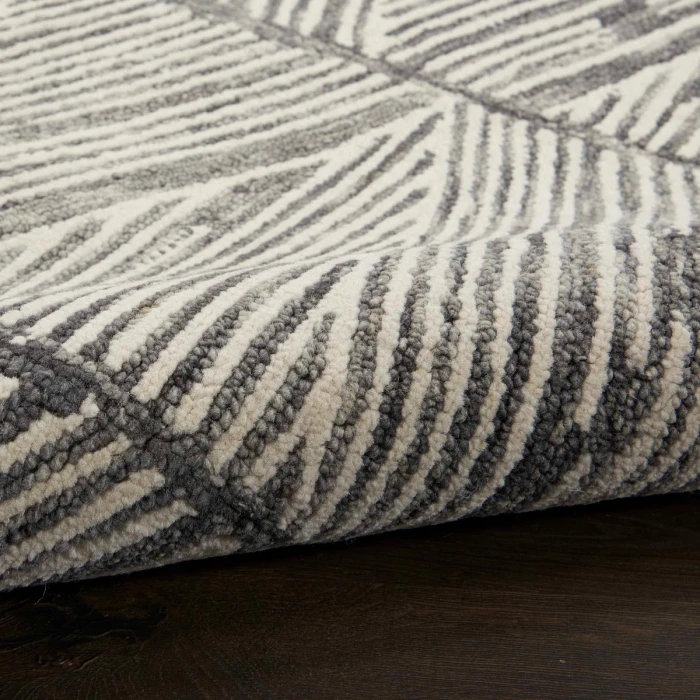 Nourison Colorado Grey White CLR01 4 ft. X 6 ft. Rect. Rug