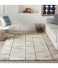 Nourison Colorado White Blue CLR01 4 ft. X 6 ft. Rect. Rug