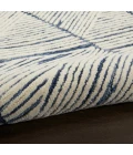Nourison Colorado White Blue CLR01 4 ft. X 6 ft. Rect. Rug