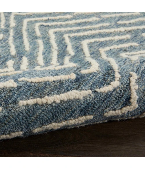 Nourison Colorado Indigo Ivory CLR02 8 ft. X 10 ft. Rect. Rug