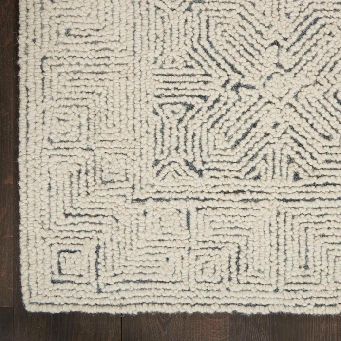 Nourison Colorado Ivory Navy CLR05 4 ft. X 6 ft. Rect. Rug