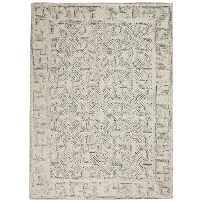 Nourison Colorado Ivory Navy CLR05 4 ft. X 6 ft. Rect. Rug