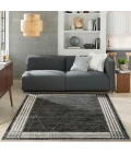 Nourison Desire Charcoal Silver DSR01 9 ft. X 12 ft. Rect. Rug