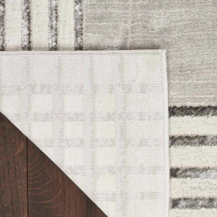 Nourison Desire Grey Silver DSR01 8 ft. X 10 ft. Rect. Rug
