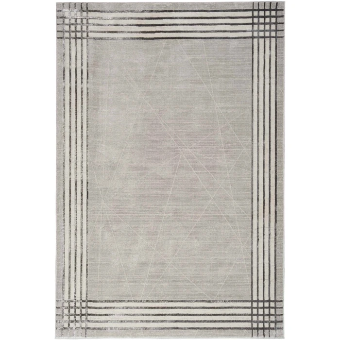 Nourison Desire Grey Silver DSR01 8 ft. X 10 ft. Rect. Rug