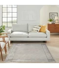 Nourison Desire Grey Silver DSR01 8 ft. Rect. Rug