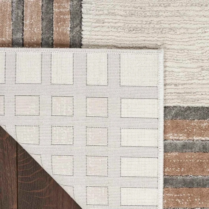 Nourison Desire Ivory Silver DSR01 8 ft. X 10 ft. Rect. Rug