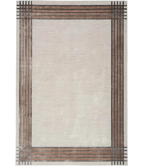 Nourison Desire Ivory Silver DSR01 8 ft. Rect. Rug