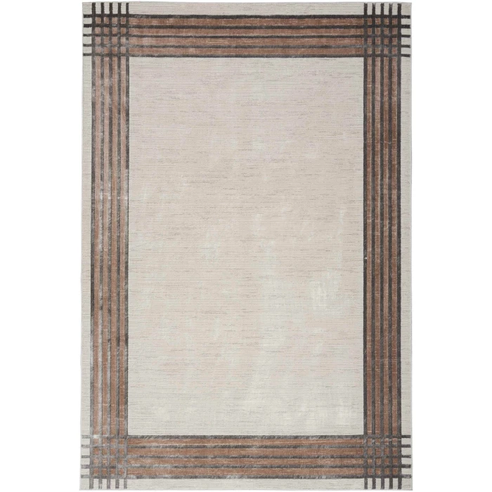 Nourison Desire Ivory Silver DSR01 8 ft. X 10 ft. Rect. Rug