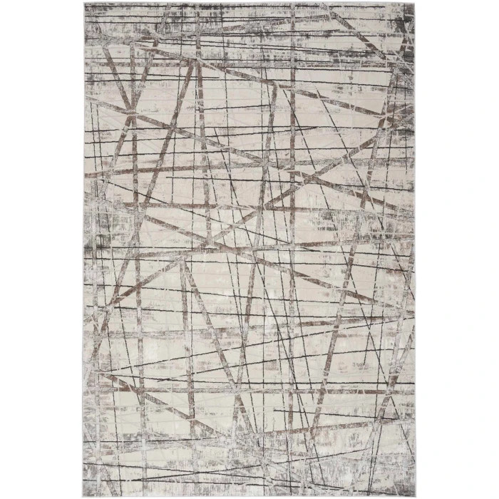 Nourison Desire Grey Silver DSR03 6 ft. X 9 ft. Rect. Rug