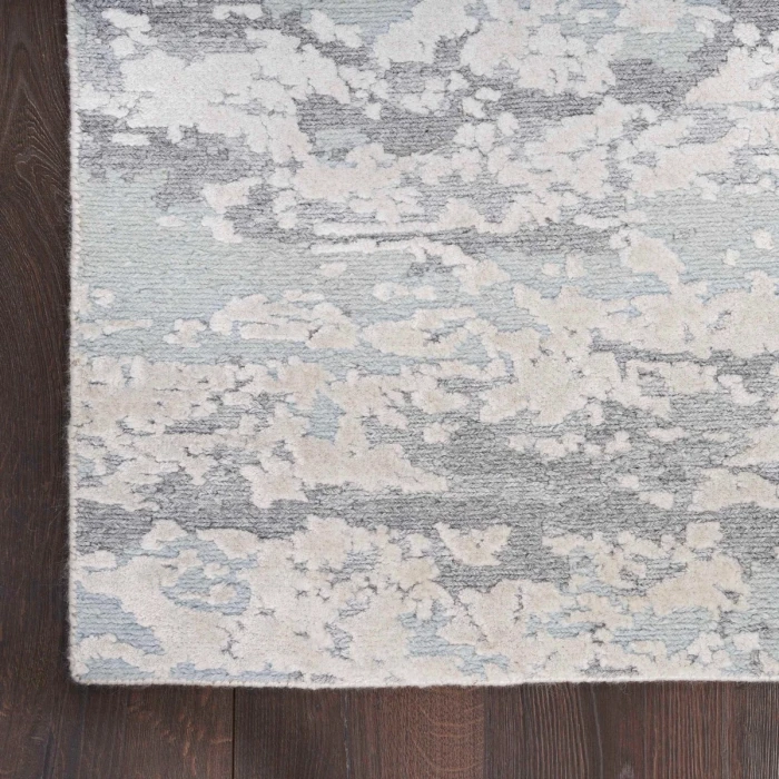 Nourison Divine Aqua DIV11 8 ft. X 10 ft. Rect. Rug