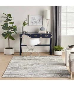 Nourison Home Divine DIV11 Aqua 5 ft. 6 in. X 7 ft. 5 in. Area Rug