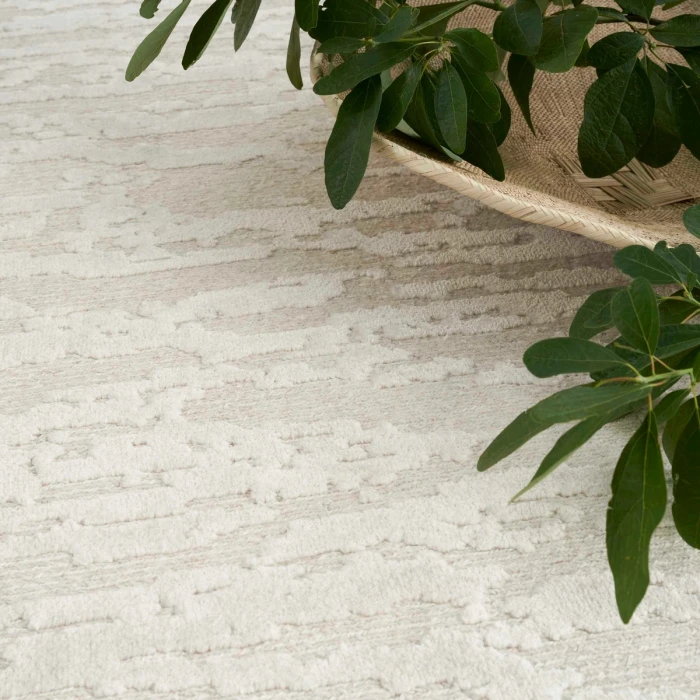 Nourison Divine Ivory DIV11 8 ft. X 10 ft. Rect. Rug