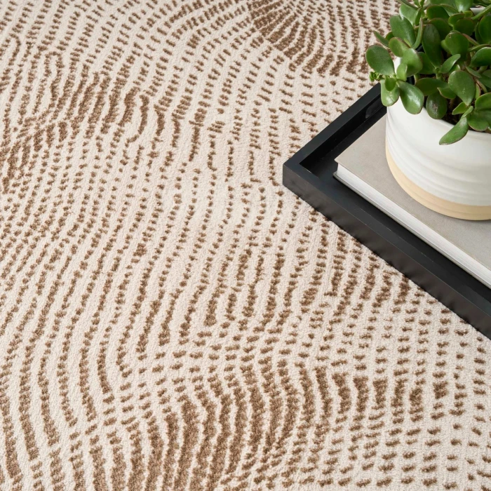 DKNY Central Park West Beige Brown CEP01 5 ft. X 7 ft. Rect. Rug