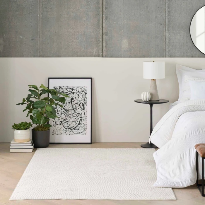 DKNY Central Park West Ivory CEP01 8 ft. X 10 ft. Rect. Rug