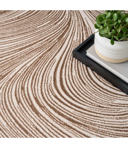 DKNY Central Park West Beige Brown CEP02 6 ft. Rect. Rug