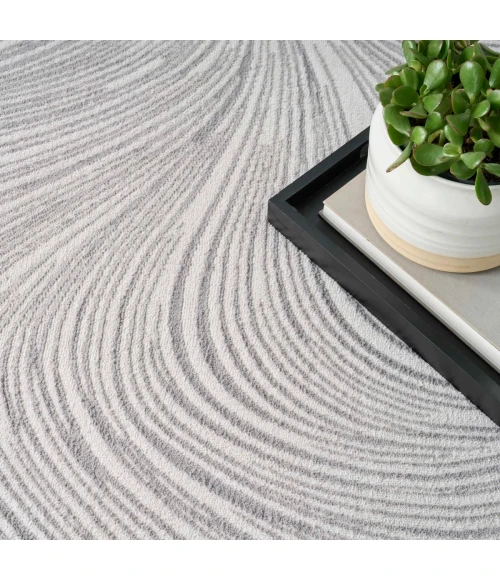 DKNY Central Park West Grey CEP02 8 ft. X 10 ft. Rect. Rug