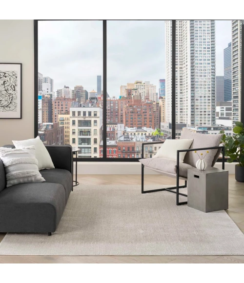 DKNY Grand Street Ivory Beige GRN03 9 ft. X 12 ft. Rect. Rug