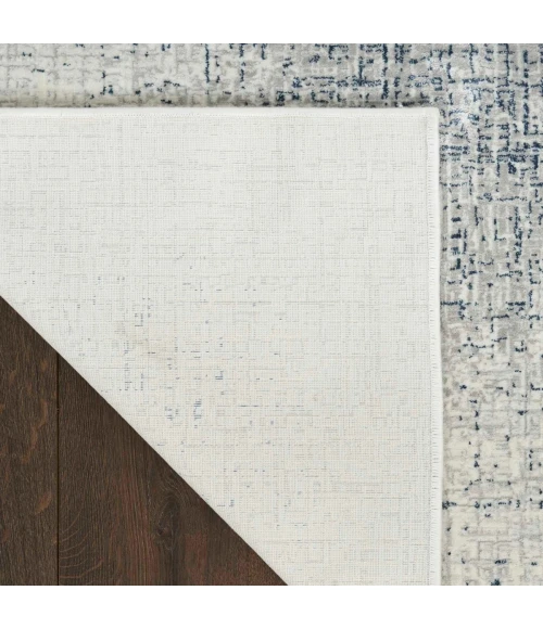 DKNY Grand Street Ivory Blue GRN03 5 ft. X 7 ft. Rect. Rug