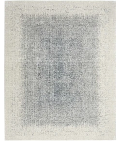 DKNY Grand Street GRN03 Ivory Blue 5 ft. 3 in. X 7 ft. 3 in. Area Rug