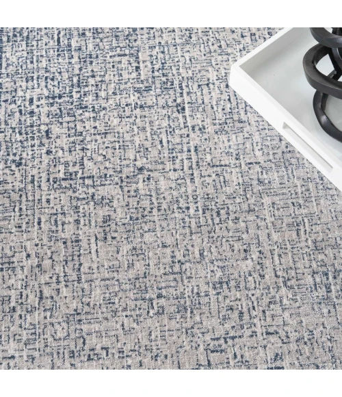 DKNY Grand Street Ivory Blue GRN03 5 ft. X 7 ft. Rect. Rug