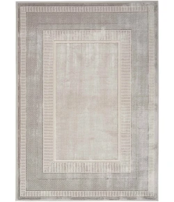 Nourison Home Glitz GLZ07 Silver 5 ft. 3 in. X 7 ft. 3 in. Area Rug