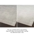 Nourison Glitz Silver Grey GLZ09 5 ft. X 7 ft. Rect. Rug